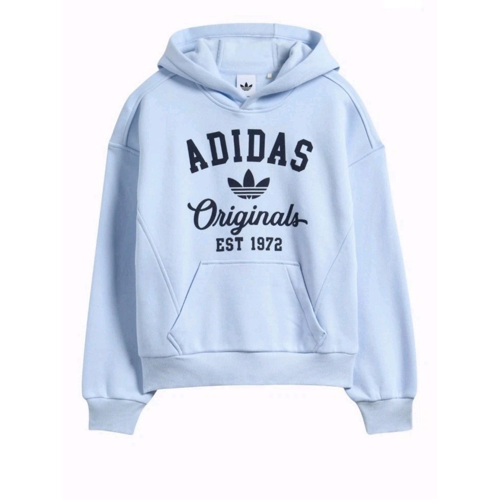 adidas Kids' Varsity Cotton Blend Fleece Hoodie Size Small (Big Kid)